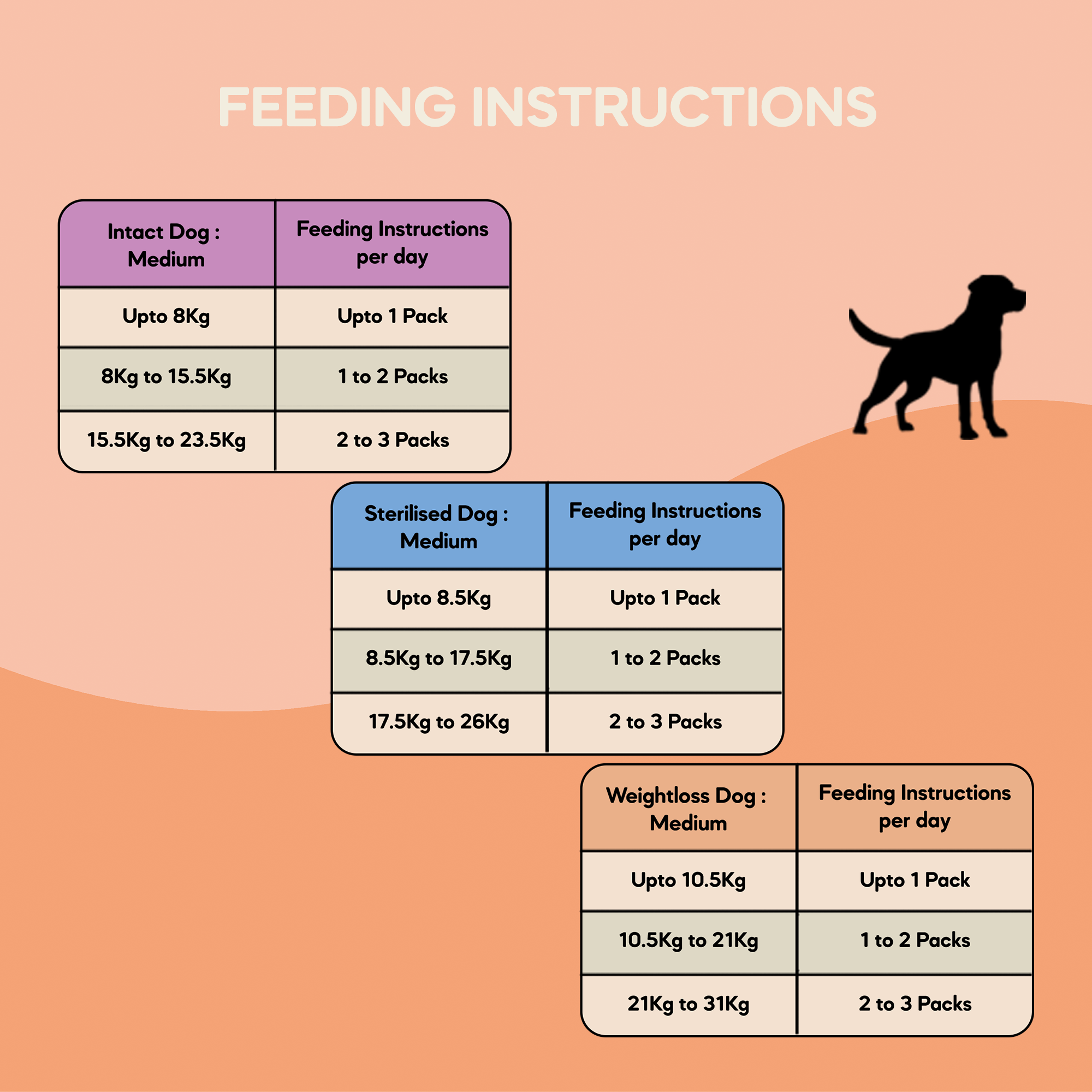 Medium Adult Dog Food (15+ months) | 300g